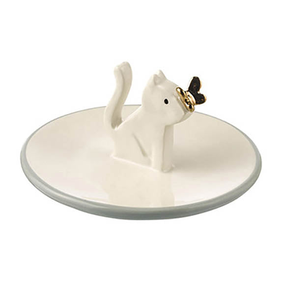 Ceramic Cat Ring Holder