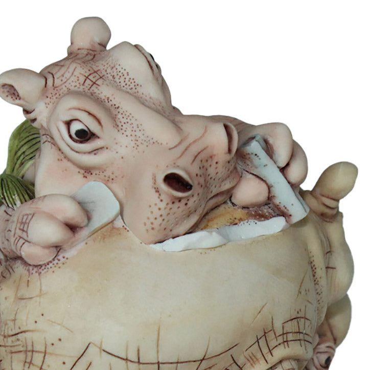 Harmony Kingdom Hippolotovus Rare Limited Edition Hippopotamus V-2 Chipped