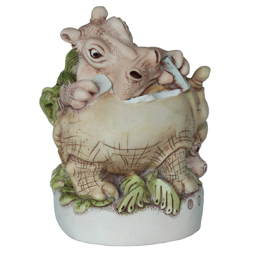 Harmony Kingdom Hippolotovus Rare Limited Edition Hippopotamus V-2 Chipped