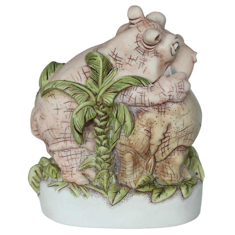 Harmony Kingdom Hippolotovus Rare Limited Edition Hippopotamus V-2 Chipped