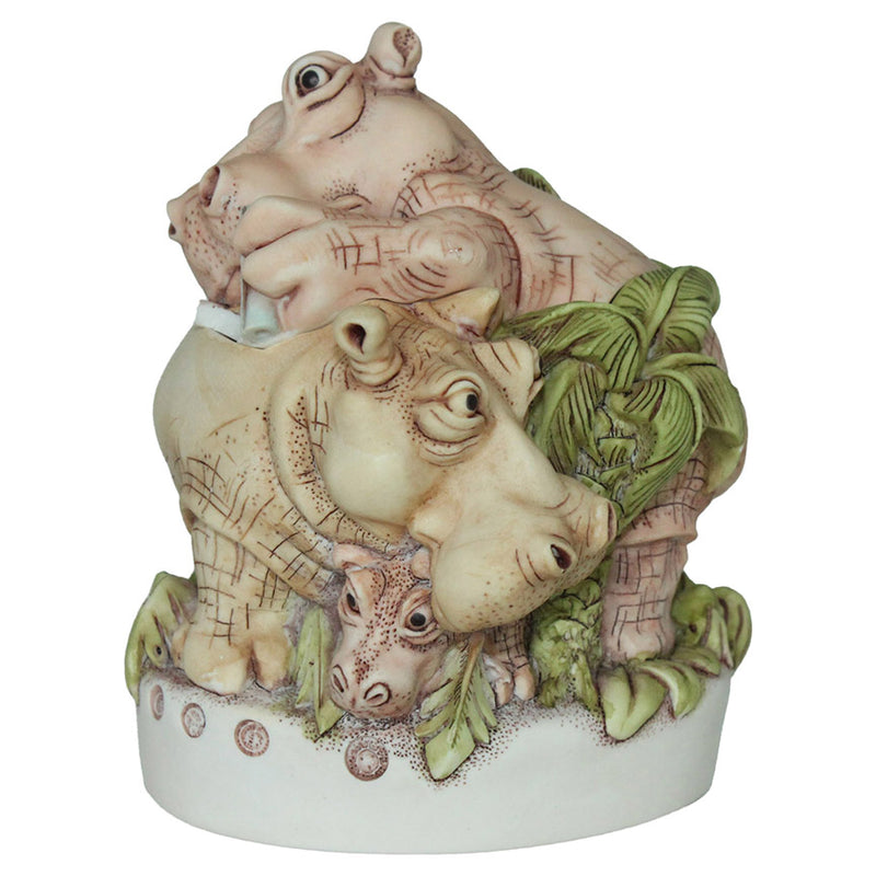 Harmony Kingdom Hippolotovus Rare Limited Edition Hippopotamus V-2 Chipped