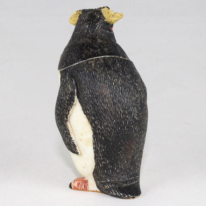 harmony kingdom ball rockhopper penguin pot bellys box figurine back view
