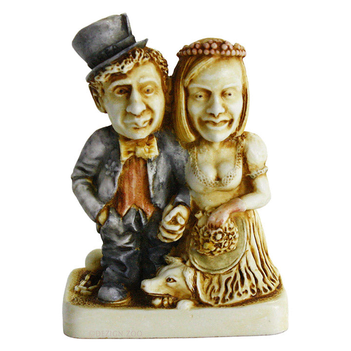 harmony kingdom the big day wedding cake topper front view