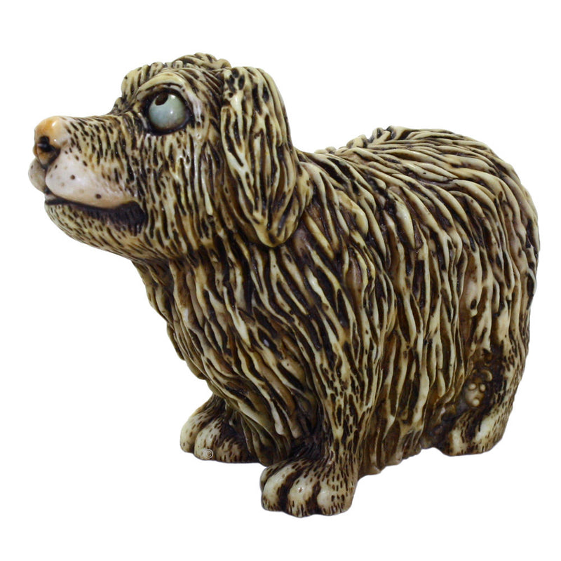 harmony kingdom scruffy dog figurine alt view