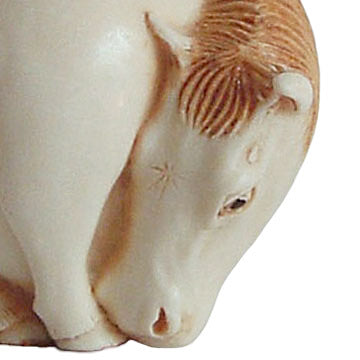 harmony kingdom adam binder dom horse roly poly trinket box figurine face star detail