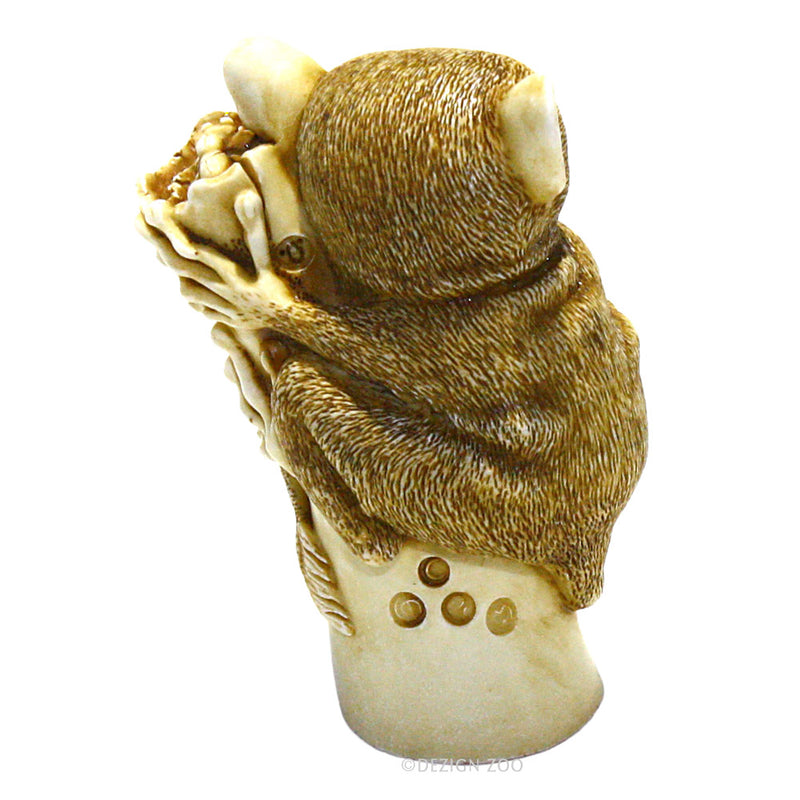 harmony kingdom bush baby netsuke back view