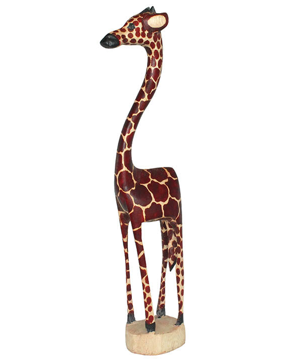 jacaranda wood giraffe figurine