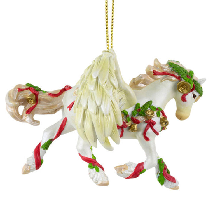 trail of painted ponies gloria christmas horse ornament