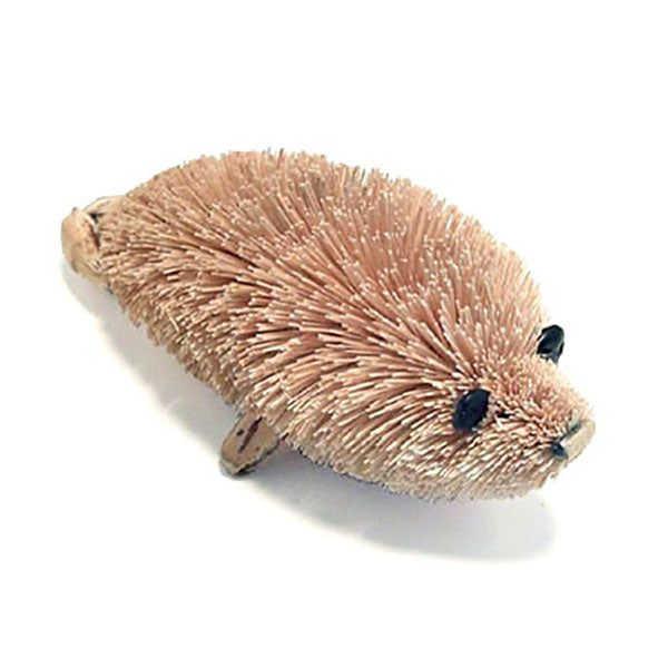 bottle brush seal figurine