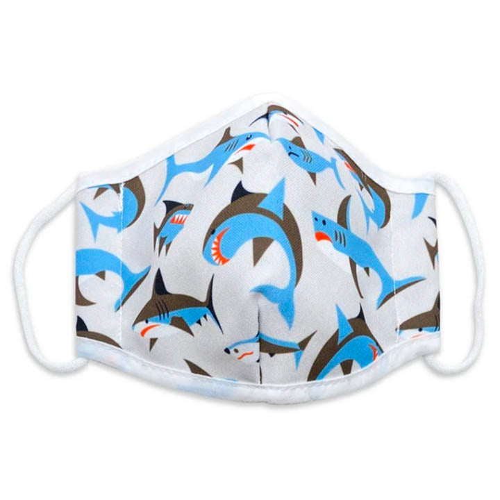 shark design cloth face mask