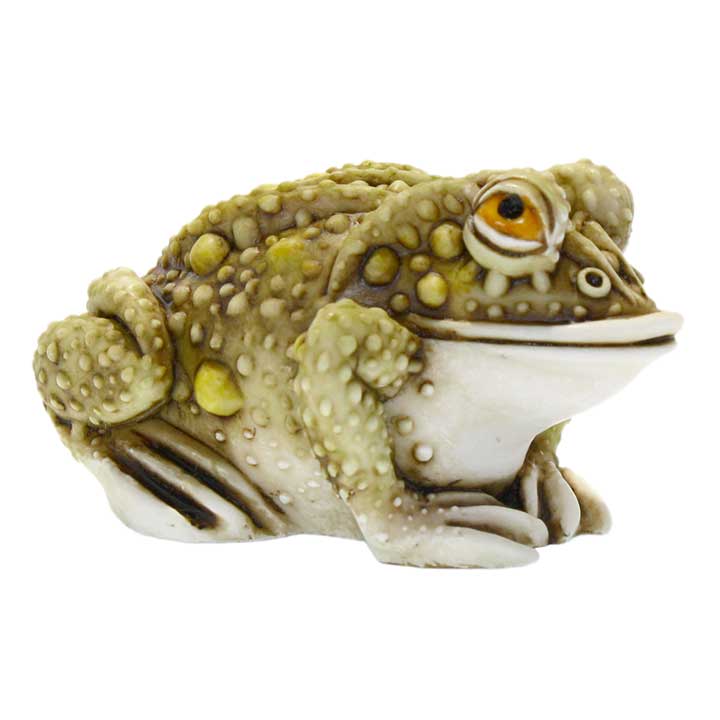 Harmony Kingdom CTJFR27 Thoughtful Prince solid toad figurine - right side view